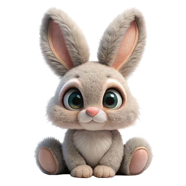 Free ai generated nature rabbit illustration