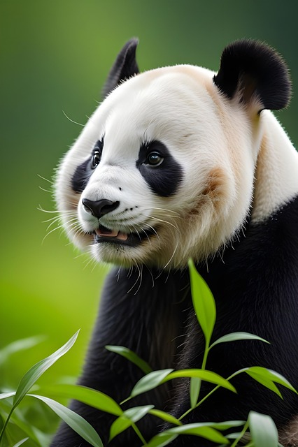 Free ai generated panda bear illustration
