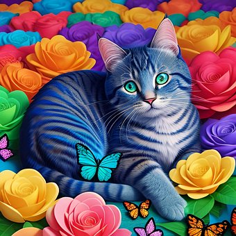 Free Cute Cat illustration and picture
