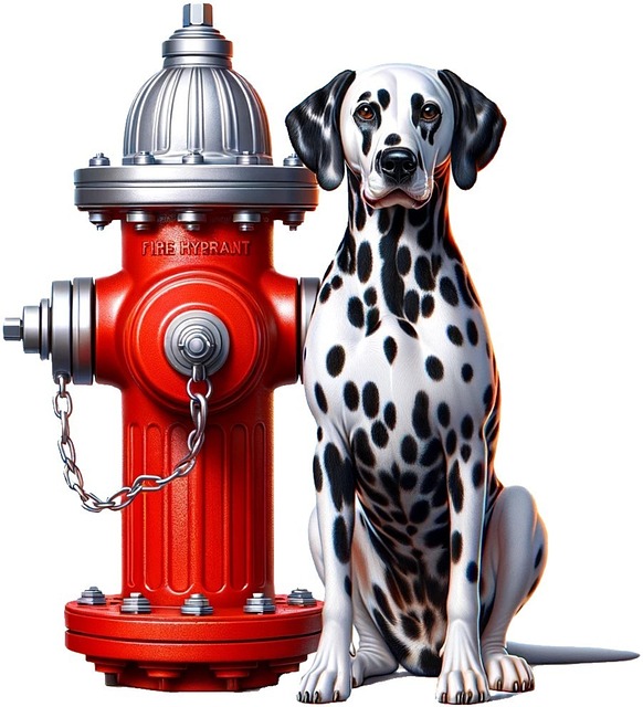 Free dalmatian dog animal illustration
