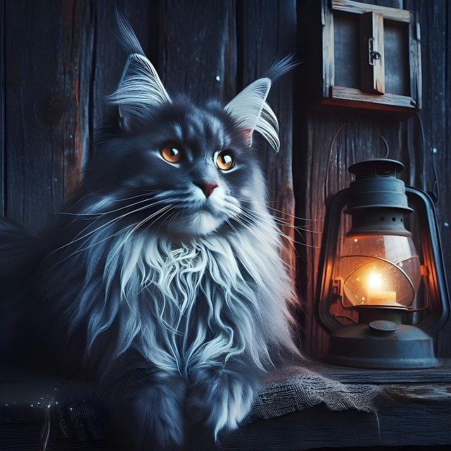 Free cat pet art illustration