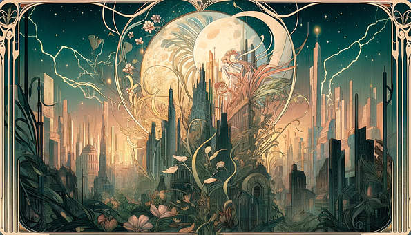 Art Nouveau, Decadent, Decenii, Anime