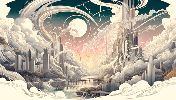 Fantastic, Viitor, Joc, Anime, Oraș