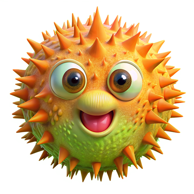 Free sea urchin animal ocean illustration
