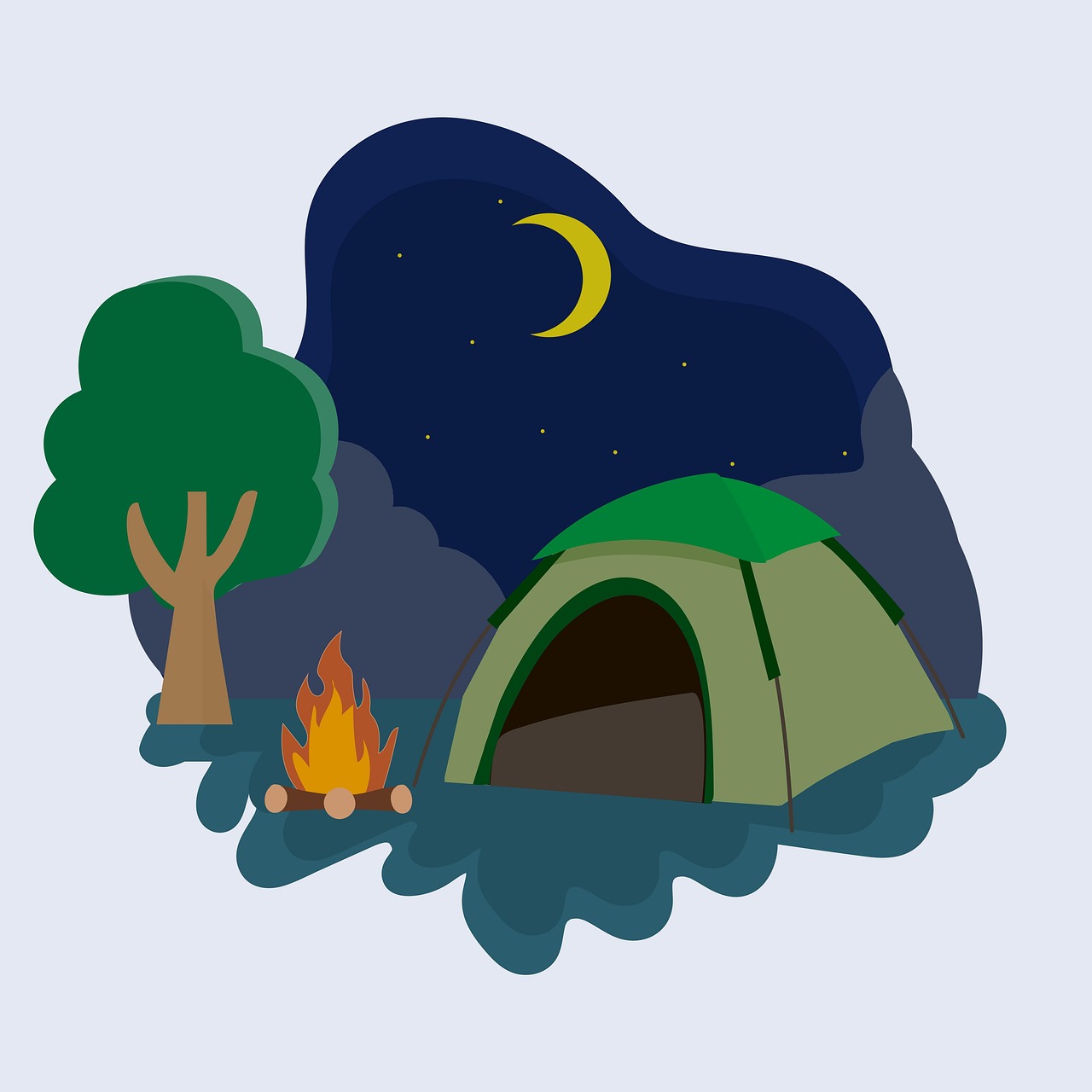 Explore 757+ Free Camping Illustrations: Download Now - Pixabay