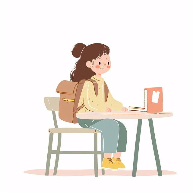 Free ai generated child reading illustration