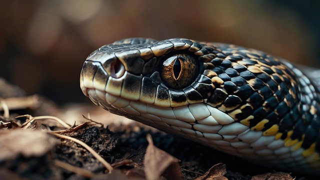 Free ai generated snake reptile illustration