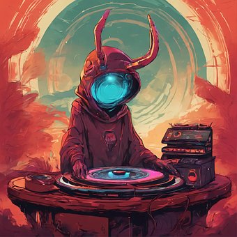 Dj, Pladespiller, Vinyl, Musik, Edm