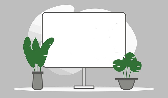Free whiteboard presentation board illustration