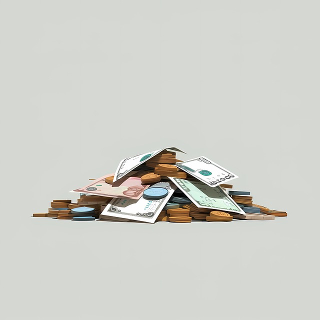 Free ai generated money finance illustration