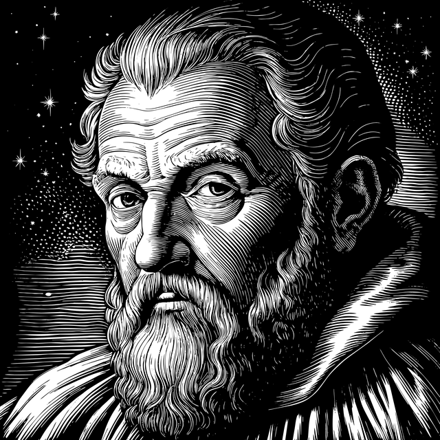 Free ai generated galileo galilei astronomer vector