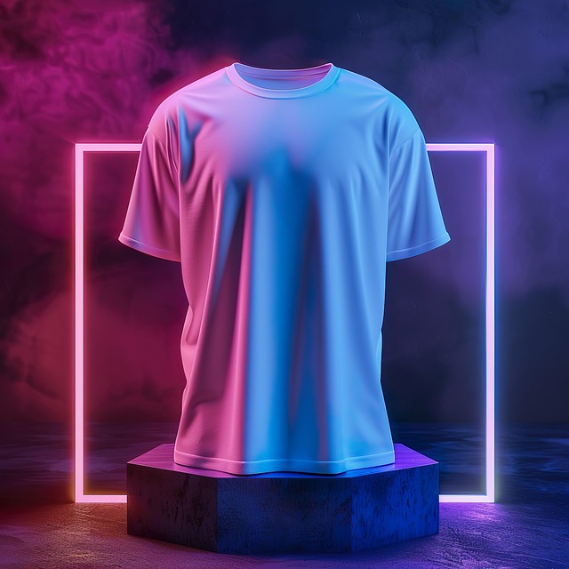 Free neon light night illustration
