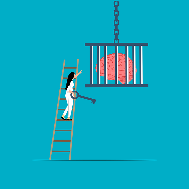 Free psychologist brain prison vector