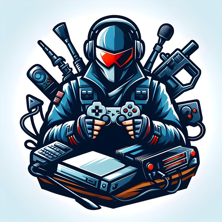 Download Ai Generated, Gaming, Logo. Royalty-Free Stock Illustration ...