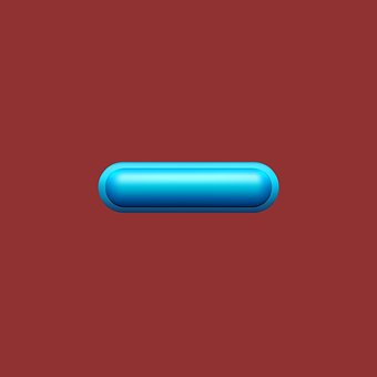 Free Blue Button Red Background photo and picture