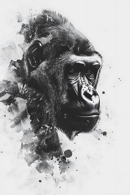 Face, Art, Head, Sketch, Drawing, Lion