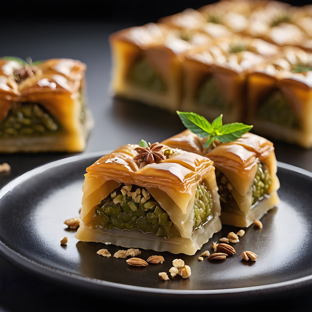 Baklava, Süß, Lebensmittel, Dessert