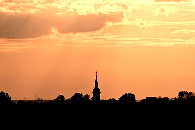 Free Silhouette Sunset photo and picture