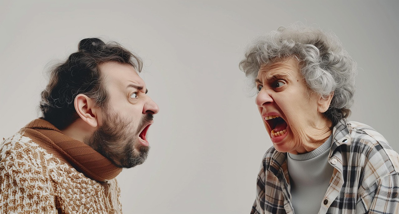Download free HD stock image of Ai Generated Couple Free ai generated couple argument illustration