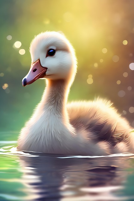 Download free HD stock image of Goose Bird Free goose bird baby illustration