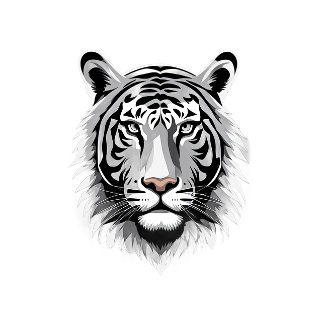 Free ai generated tiger nature illustration