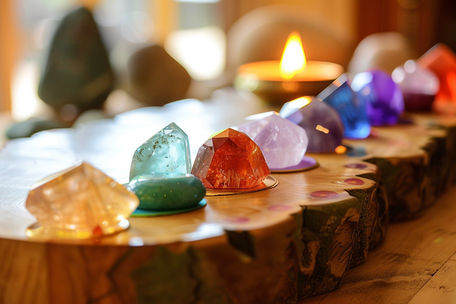 Free ai generated chakras stones illustration