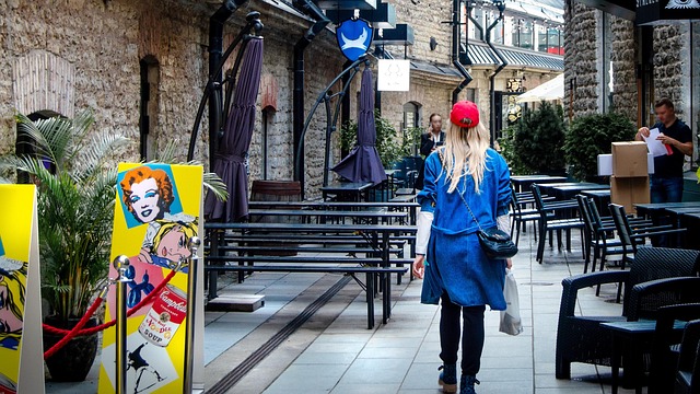 Straat, Stad, Tallinn, Estland, Pop-Art