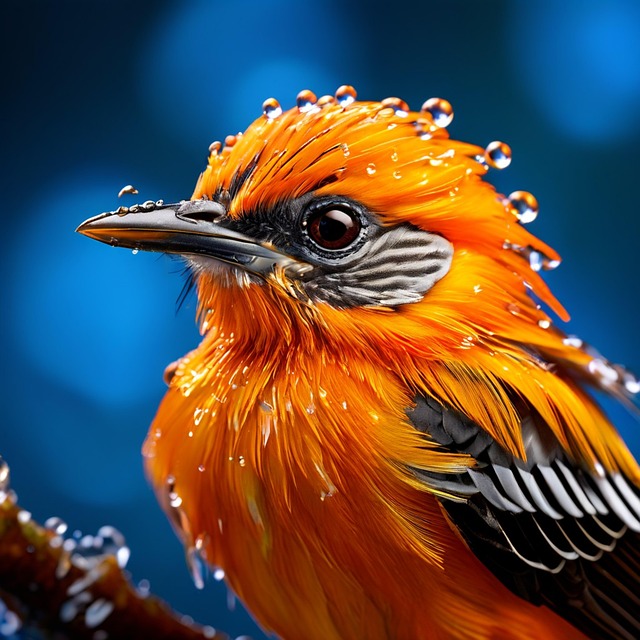 Free ai generated bird oriole illustration