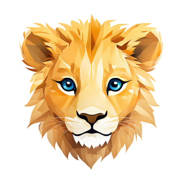 Free ai generated lion nature illustration