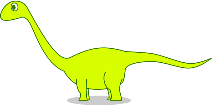 Free Diplodocus Dinosaur vector and picture