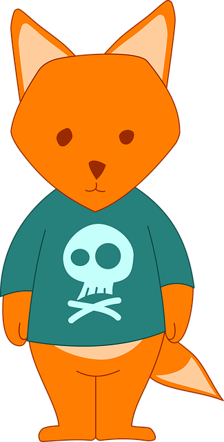 Free Fox Shirt vector and picture