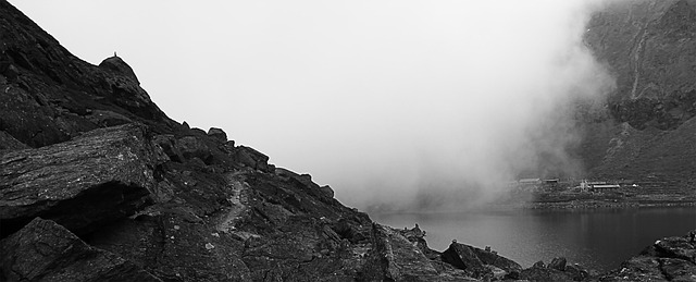Nebel, Nepal, Montage, Himalaya, See