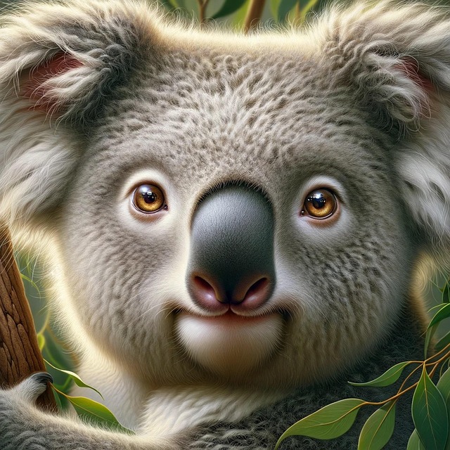 Free ai generated koala bear illustration