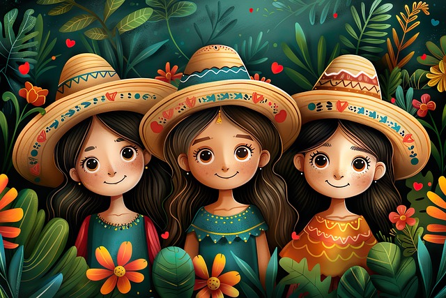 Free mexican mexico animation illustration
