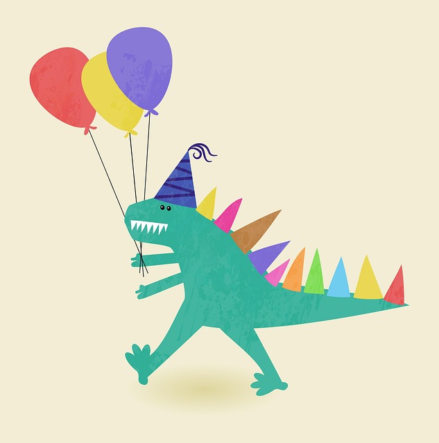 Free party balloons celebrate illustration