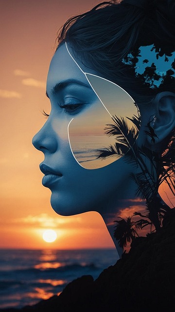 Free ai generated nature woman illustration