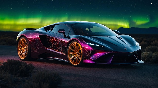 Free ai generated car road illustration