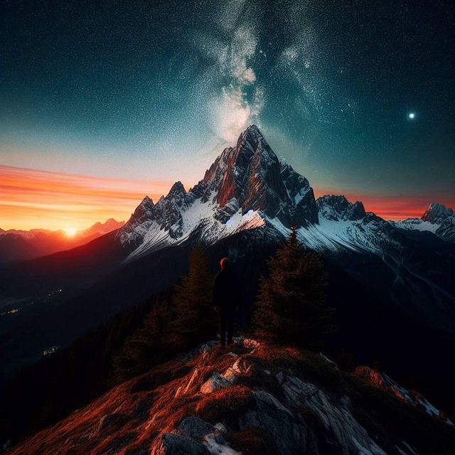Free mountain winter snow illustration