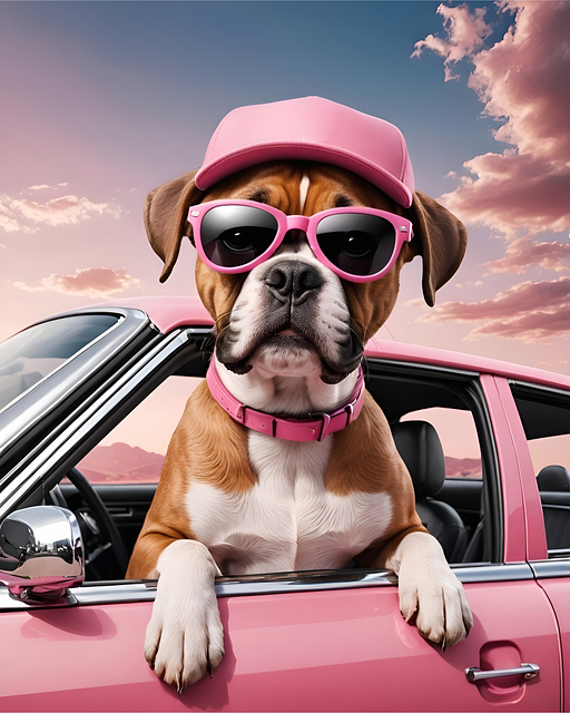 Free dog boxer domestic animal illustration