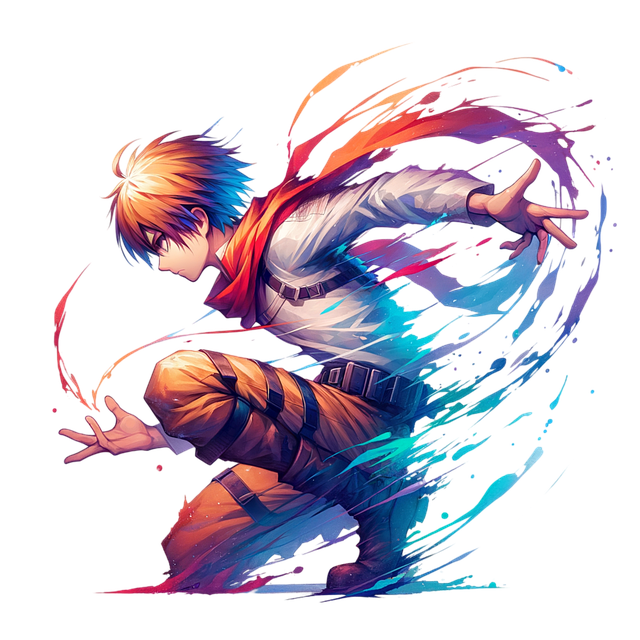 Free anime character manga illustration