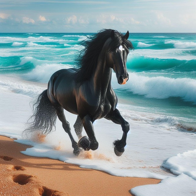 Free horse equine mane illustration