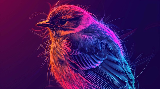 Free Bird Wildlife illustration and picture