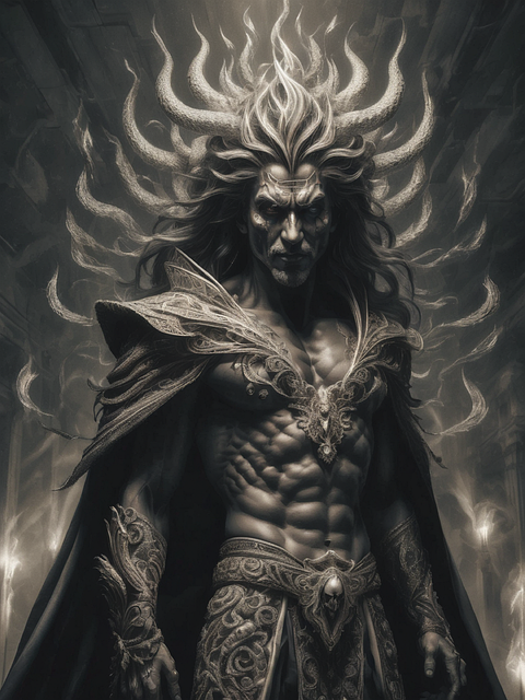 Free devil lucifer hell illustration