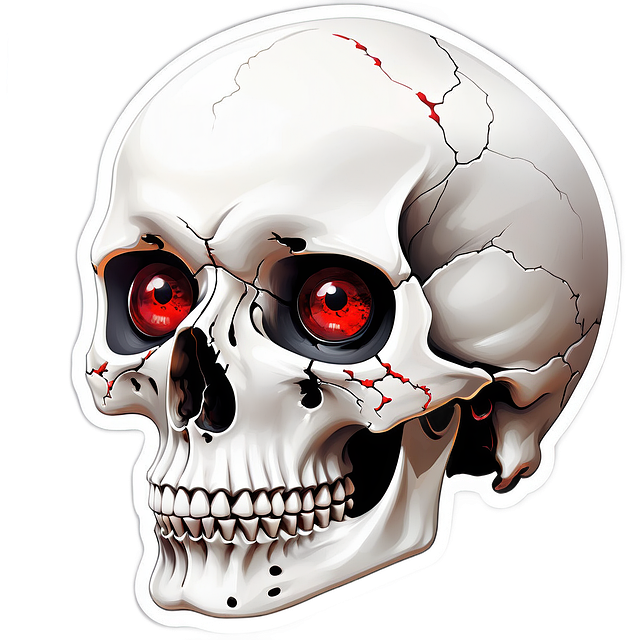 Free ai generated skull skeleton illustration