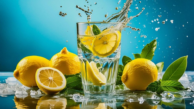 Free water slow motion action illustration