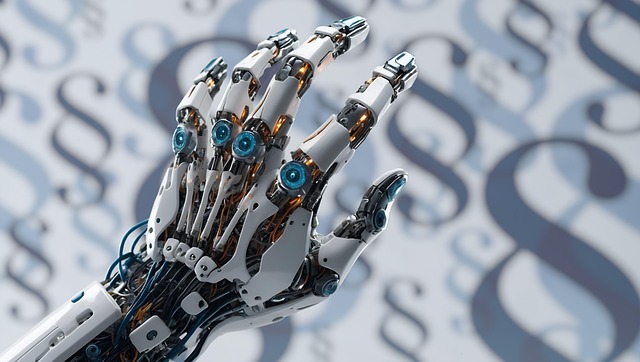 Free ai generated cyborg robot illustration