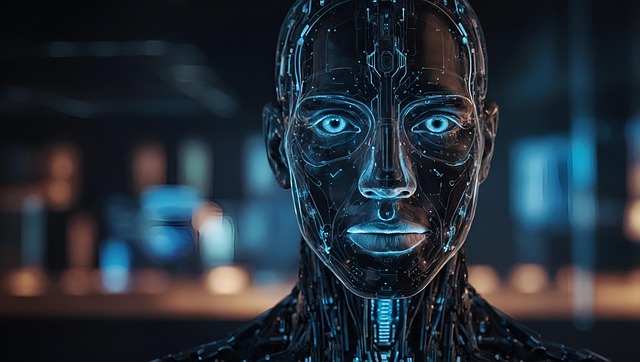 Free ai generated cyborg colleague illustration
