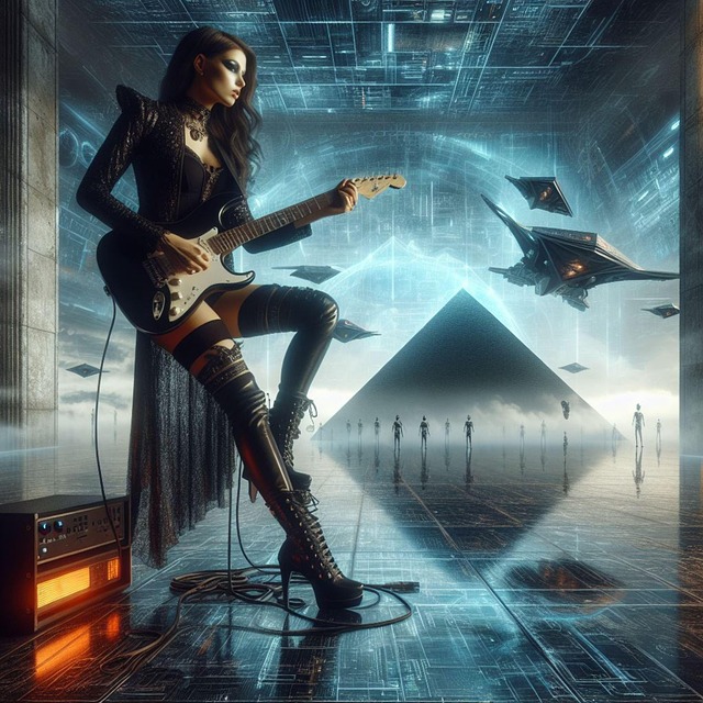 Download Ai Generated, Woman, Rock. Royalty-Free Stock Illustration ...