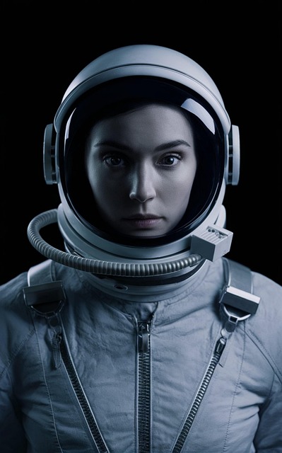Free ai generated astronaut woman illustration
