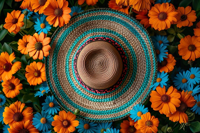 Free ai generated mexico sombrero illustration